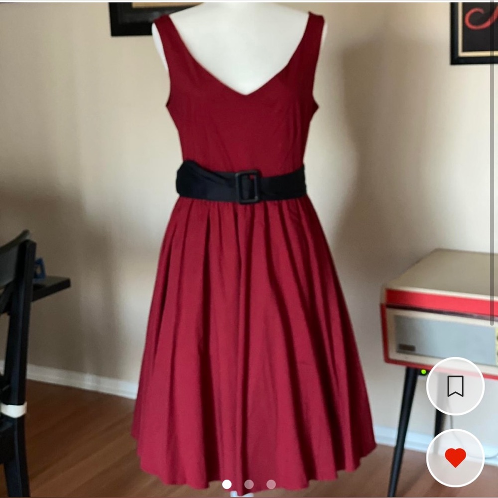 Deep red Lucky Thirteen dress